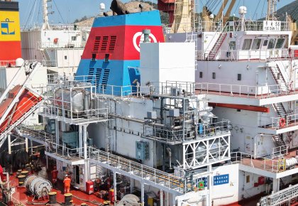 海德威「國內(nèi)首創(chuàng)」新型碳捕集系統(tǒng)成功裝船 聯(lián)動多方實現(xiàn)船舶脫碳全鏈路閉環(huán)